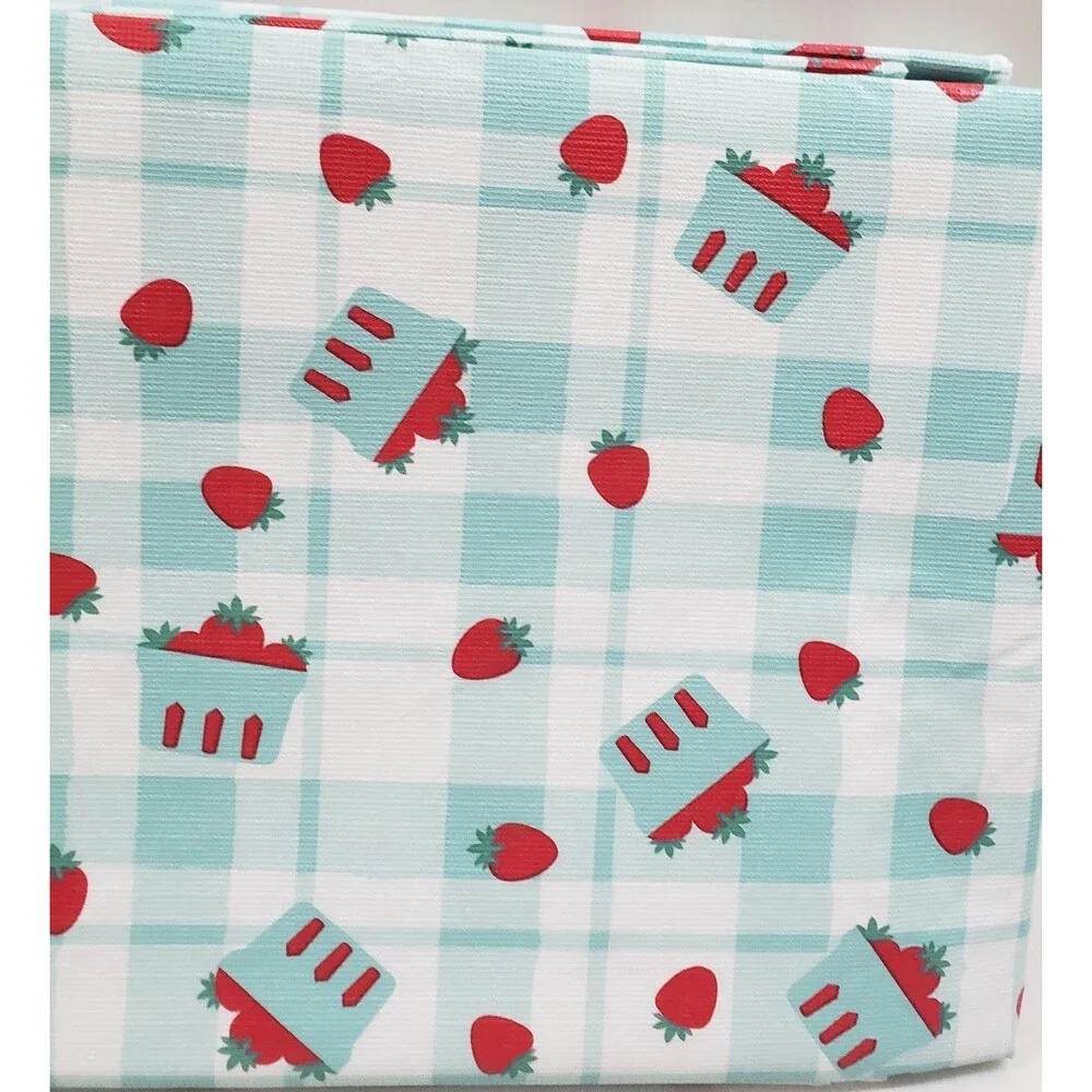 Printed Kitchen Vinyl Tablecloth,52